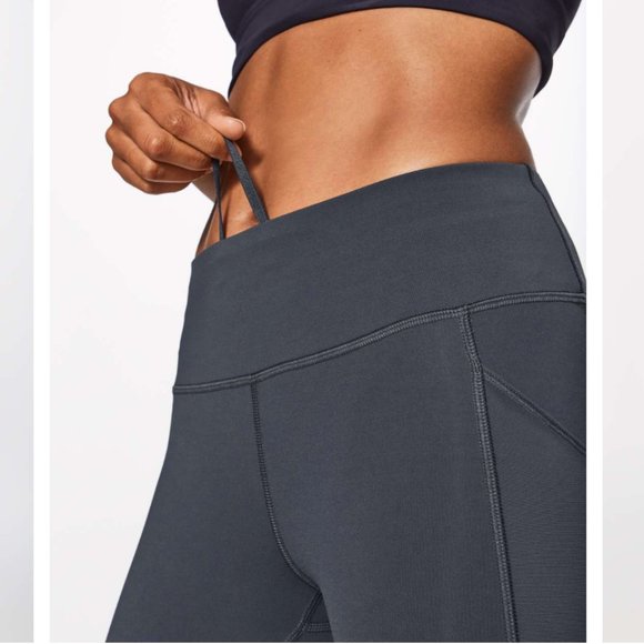 Lululemon FULL ON LUXTREME Crop (19") Grey - Picture 3 of 12